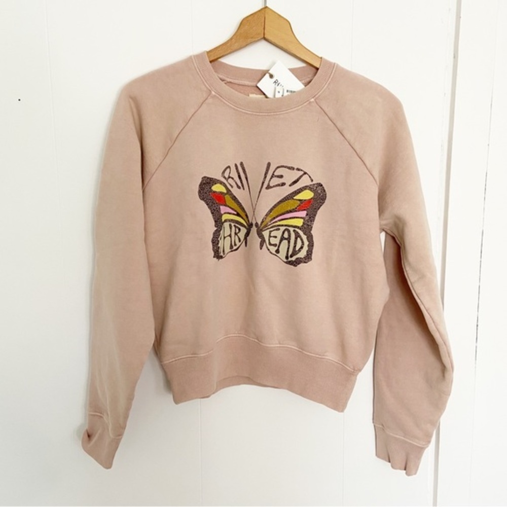 Madewell‎ 
Rivet & Thread Butterfly Raglan Sweatshirt Small NWT - Picture 3 of 6